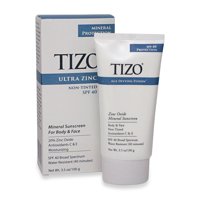 TiZO Zinc Body and Face Sunscreen SPF 40 Non-Tinted with Antioxidants C & E 3.5 Oz