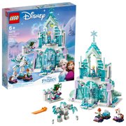 LEGO Disney Princess Elsa's Magical Ice Palace 43172 Frozen Castle Dollhouse Playset Building Toy with Anna, Olaf (701 pieces)