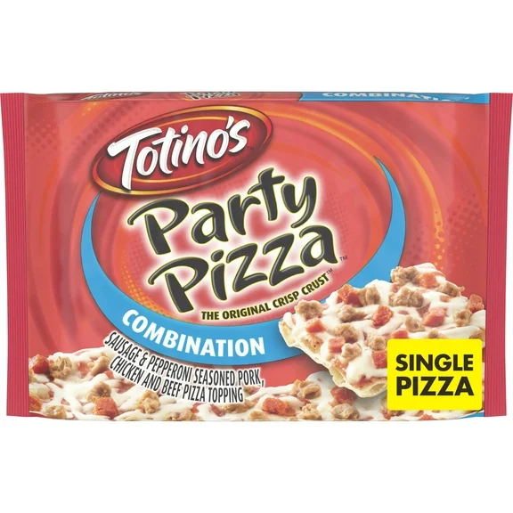 Totino's Party Pizza, Combination, Frozen Snacks, 10.7 oz, 1 ct
