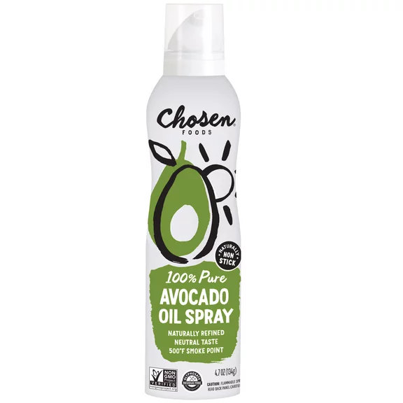 Chosen Foods Avocado Oil Non-Stick Cooking Spray, 4.7 oz, 1 Count