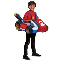 Nintendo's Super Mario Brothers Boys Deluxe Mario Kart Inflatable Halloween Costume