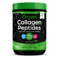 Orgain Grass-Fed Pasture Raised Collagen Peptides Powder, Unflavored, 1.0 LB