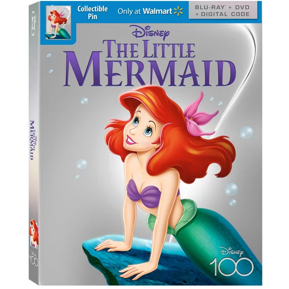 The Little Mermaid - Disney100 Edition DX Offers Mall Exclusive (Blu-Ray   DVD   Digital Code)