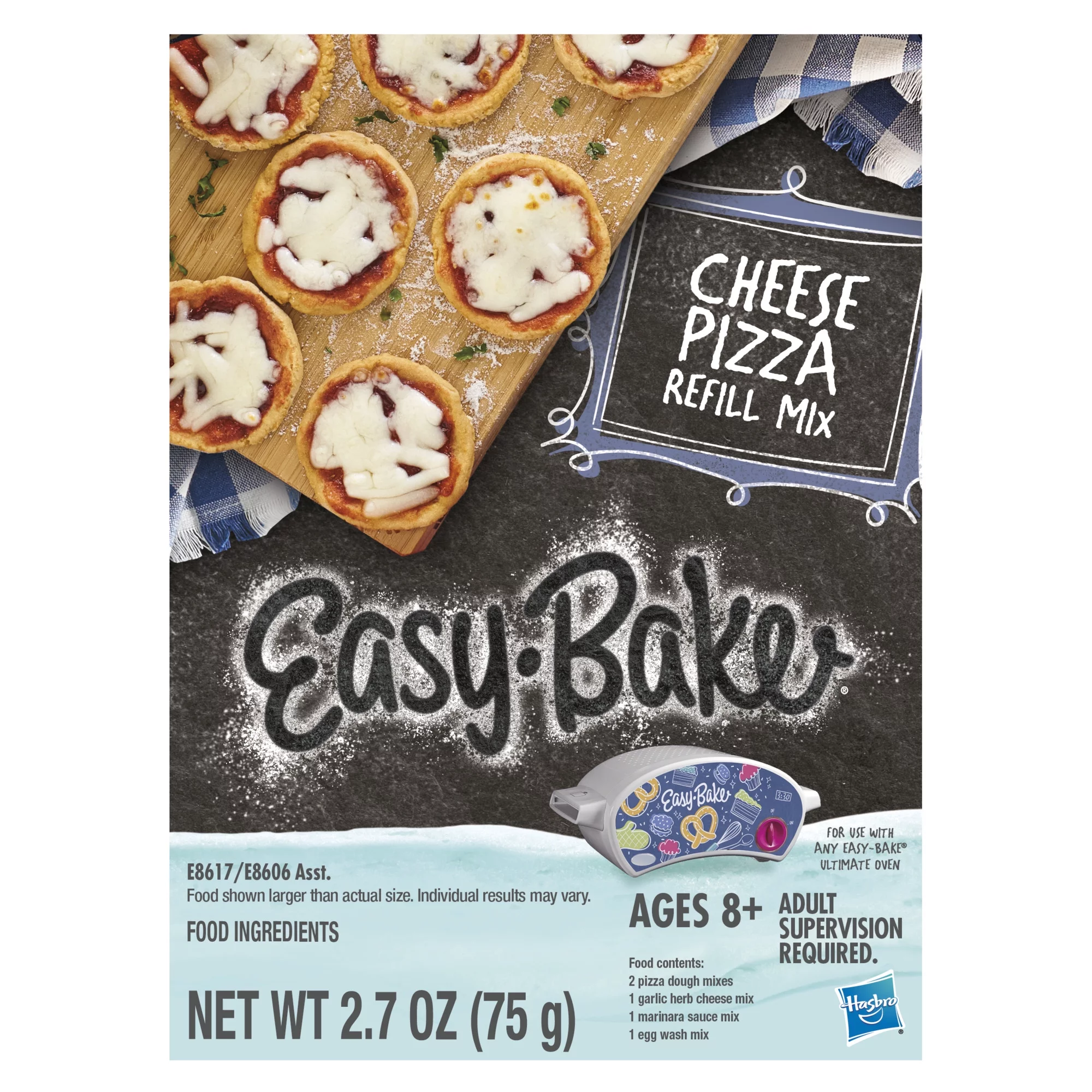 Easy-Bake Ultimate Oven Toy Refill Mix, Cheese Pizza 2.7 oz., Ages 8 and Up
