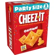 Cheez-It Cheese Crackers, Baked Snack Crackers, Office and Kids Snacks, Original, 28oz Box, 2 Bags