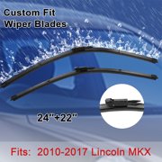 24"+ 22"  Windshield Wiper Blades for 2010-2017 Lincoln MKX