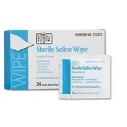 Saline Wipe Hygea Individual Packet Saline Unscented 24 Count  8 Pack