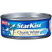(4 Pack) StarKist Chunk White Albacore Tuna in Water, 5 Ounce Can