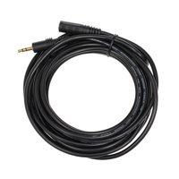 5 Meter Audio Extension Cable 3.5mm Jack Male to Female AUX Cable 3.5 mm Audio Extender Cord for Computer Mobile Phones Amplifier Black
