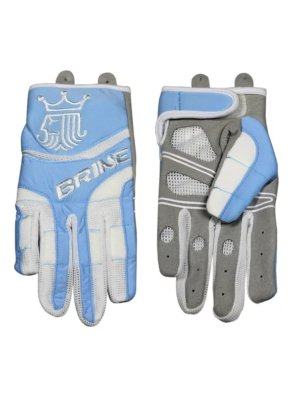 Brine Fire Women's Lacrosse Gloves - Carolina Blue