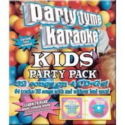Party Tyme Karaoke - Kids Party Pack (32+32-song Party Pack) [4 CD]