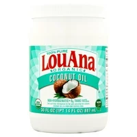 LouAna Organic 100% Pure Coconut Oil, 30 fl oz