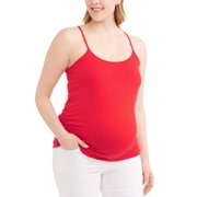 Maternity Oh! Mamma Camisole Tee with Side Ruching (Available in Plus Sizes)