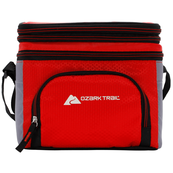 Ozark Trail 6 Can Soft-Sided Cooler, Red