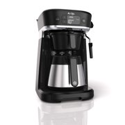 Mr. Coffee BVMC-O-CT Occasions Coffee Maker |Thermal Carafe, Single Serve, Espresso & More | with Storage Tray, Black/Chrome
