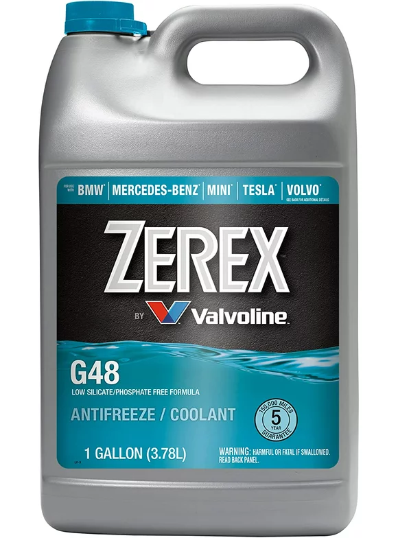 Zerex G48 Low Silicate Phosphate Free Concentrate Antifreeze/Coolant 1 GA