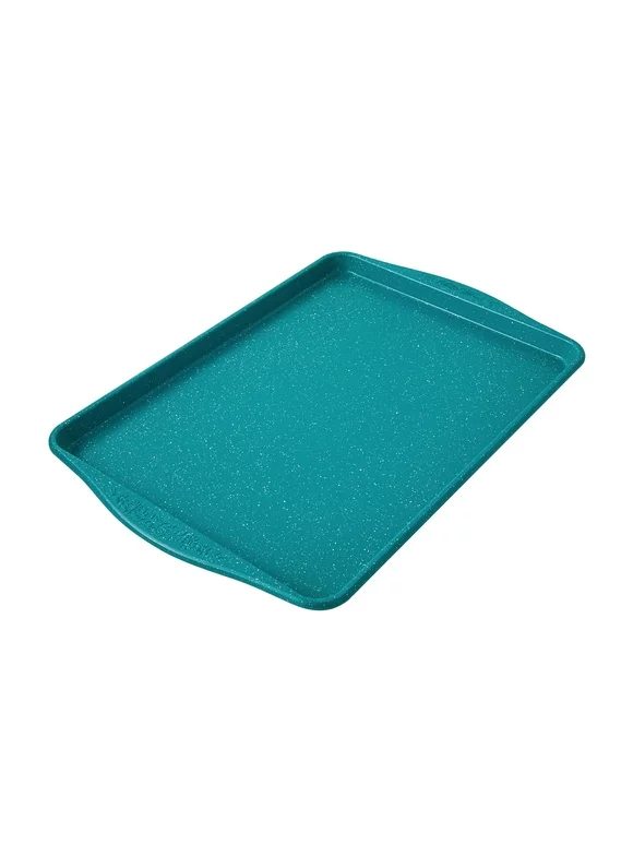 The Pioneer Woman Teal Speckle Timeless 13" x 18" Nonstick Aluminized Steel Large Baking Sheet