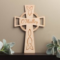 Personalized Celtic Wood Cross