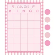 Pink Gingham Bingo Games, 10-Pack