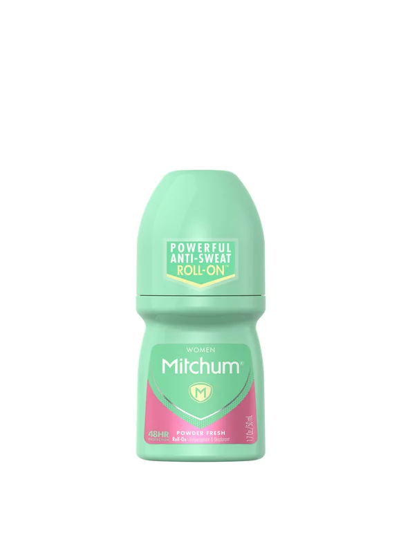 Mitchum Mitchum Women Roll-On Antiperspirant Deodorant, Powder Fresh, 1.7oz.