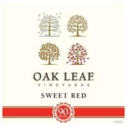 Oak Leaf Sweet Red Wine, 750 mL, case of 12