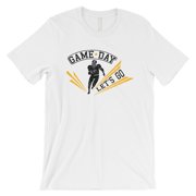 GAME DAY for Pittsburgh T-Shirt Mens White Graphic Tee Gift For Him