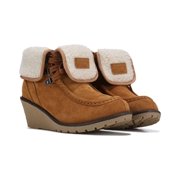 Khombu Womens Sienna Leather Closed Toe Ankle Cold Weather Boots, Tan, Size 9.0