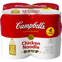 Campbell's Condensed Chicken Noodle Soup, 10.75 oz Cans (Pack of 4)