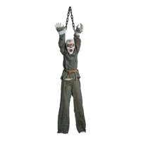 Way to Celebrate Animated Zombie Light-Up Hanging Halloween Decoration, 21.26" H
