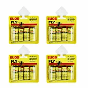 Egmy 16Pc Pesticide Free Fly Paper Sticky Fly Catchers Set For Indoor Or Greenhouse