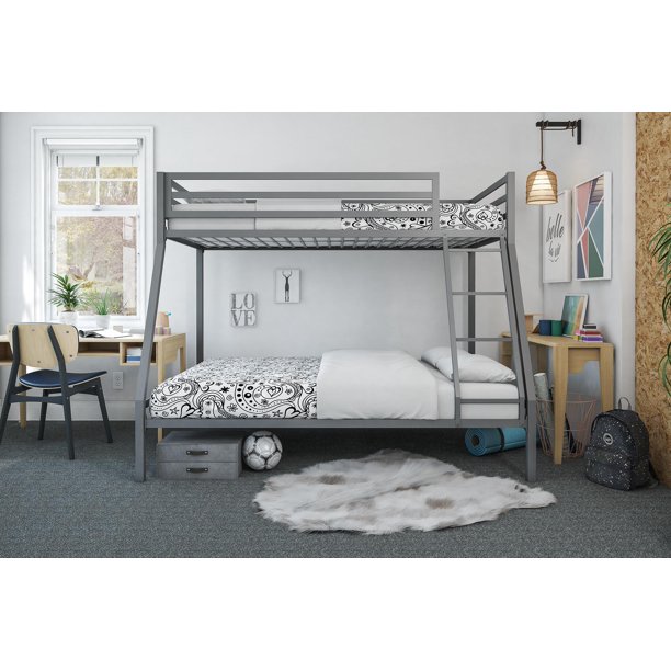 Mainstays Premium Twin Over Full Bunk, Mainstays Twin Convertible Metal Bunk Bed Assembly Instructions