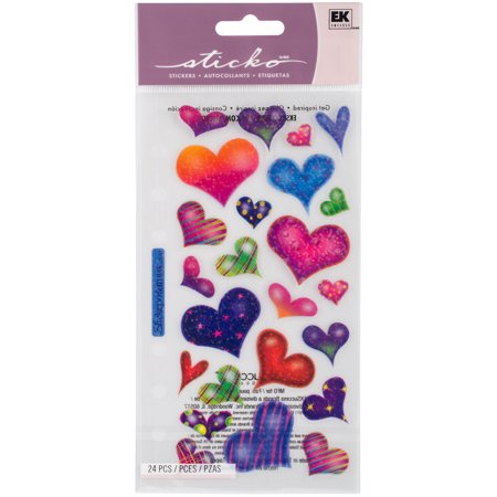 Sticko Stickers - Sparkle Hearts