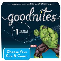 Goodnites Boys Bedtime Bedwetting Underwear (Choose Size & Count)