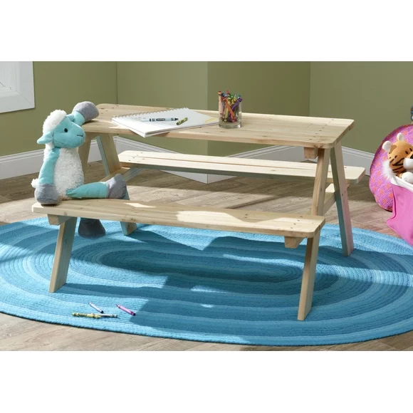 Turtleplay Wooden Kids Picnic Table