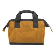 Carhartt 16010102 Light Brown Heavy-Duty Poly Fabric Trade Tool Tote 13 in.