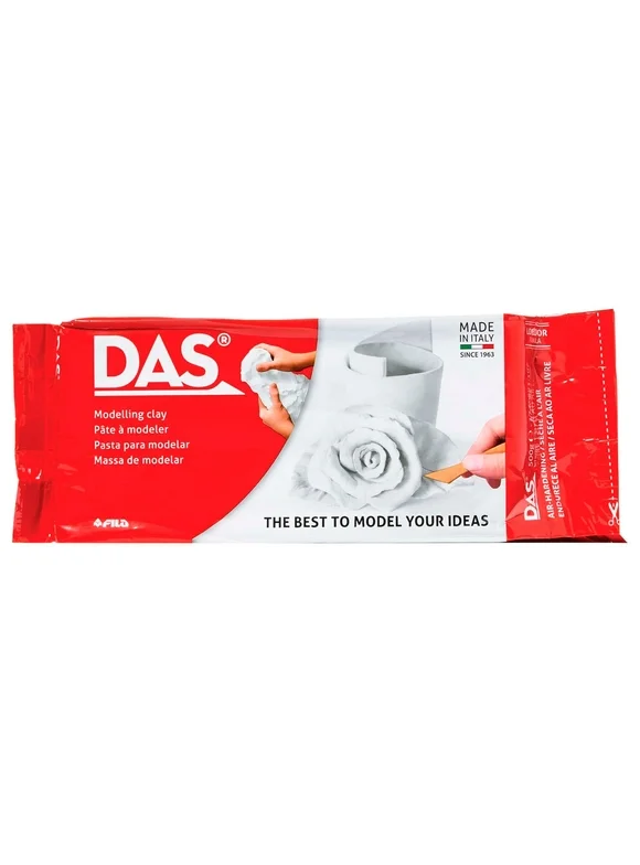 DAS Air Dry Modeling Clay, White, 2.2 Pounds