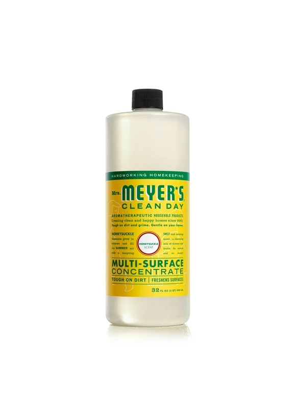 Mrs. Meyer's Clean Day Multi-Surface Concentrate, Honeysuckle, 32oz
