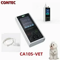 Veterinary ETCO2 Capnograph Respiration Rate End-tidal CO2 Animal patient Monitor CA10S-VET with sampling tube