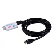 Wii to HDMI Converter Adapter 1080p HD Video Audio Output and 10 ft HDMI Cable for Nintendo Wii