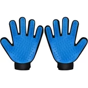 VicTsing Pet Grooming Glove Brushes, Deshedding Tool, for Removing Pet Shedding Hair, Pet Massage and Bathing Brush or Comb, for Dogs, Cats, Horses( One Pair, for Left and Right Hands )