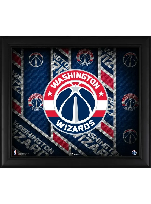Washington Wizards Framed 15" x 17" Team Threads Collage