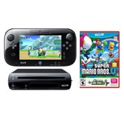 Refurbished Nintendo Wii U 32GB Video Game Console with Super Mario Bros U + Luigi U Games
