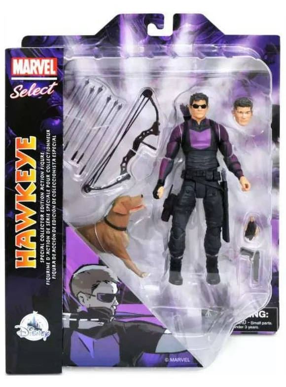 Marvel Hawkeye (with Lucky the Pizza Dog) Action Figure (Special Collector Edition)
