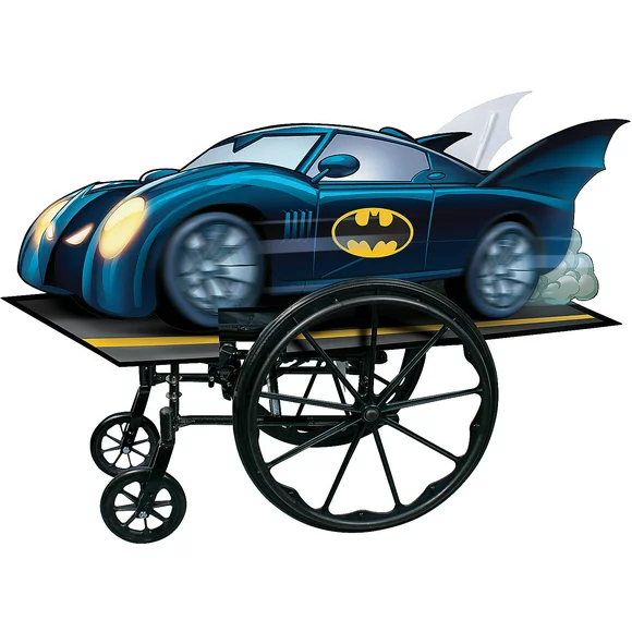 Disguise Boys' Batman Batmobile Adaptive Wheelchair Cover Costume - One Size Fits Most