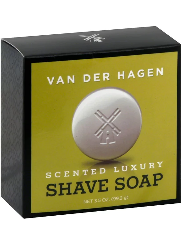 Van Der Hagen Men's Luxury Scented Soap 3.50 oz (Pack of 3)