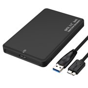 TSV USB 3.0 Enclosure 2.5" Portable External Backup Hard Drive Case 2TB HDD Sata SSD