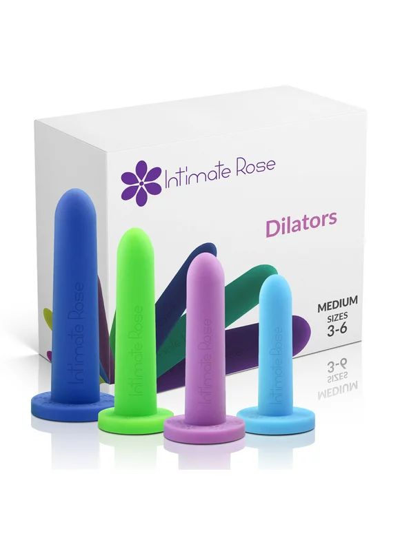 Intimate Rose Medium 4-pack Silicone Trainers for Women & Men, Sizes 3-6