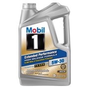 (6 Pack) Mobil 1 Extended Performance High Mileage Formula 5W-30 Motor Oil, 5 qt