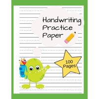 Handwriting Practice Paper : Writing Paper for Kids, Kindergarten, Preschool, K-3 - Paper with Dotted Lines - 100 Pages (Paperback)