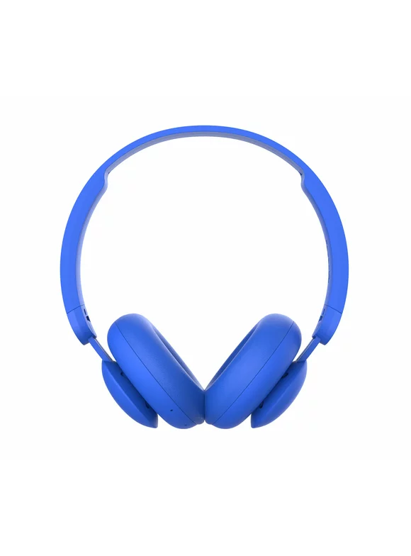 onn. Wireless Bluetooth On-Ear Headphones - Blue